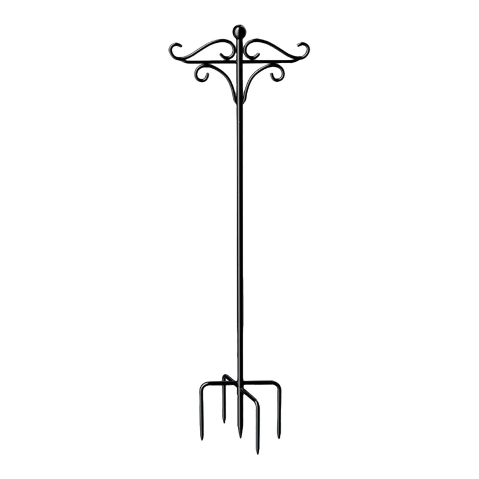 Gancio da Giardino per Piante Sospese, Decorazione, Supporto per Mangiatoia per Uccelli, Supporto per Vasi di Fiori Sospesi, Mangiatoia per Uccelli, L, Altezza 190cm