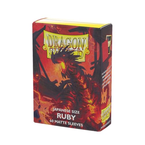 Dragon Shield Small Sleeves - Japanese Matte Ruby 'Geledar' (60 Sleeves)