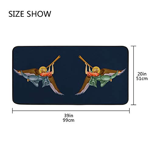 Tapis de cuisine 99x50 cm antidérapant et lavable en machine de couleur moderne