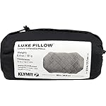 Klymit Luxe Travel Pillow, Lightweight Inflatable Hybrid Airplane, Backpacking, Hammock, and Camping Pillow, Grey - Image 2