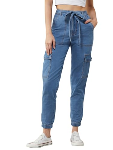 Pantalon de jogging en denim pour vos sorties décontractées en bleu taille 56