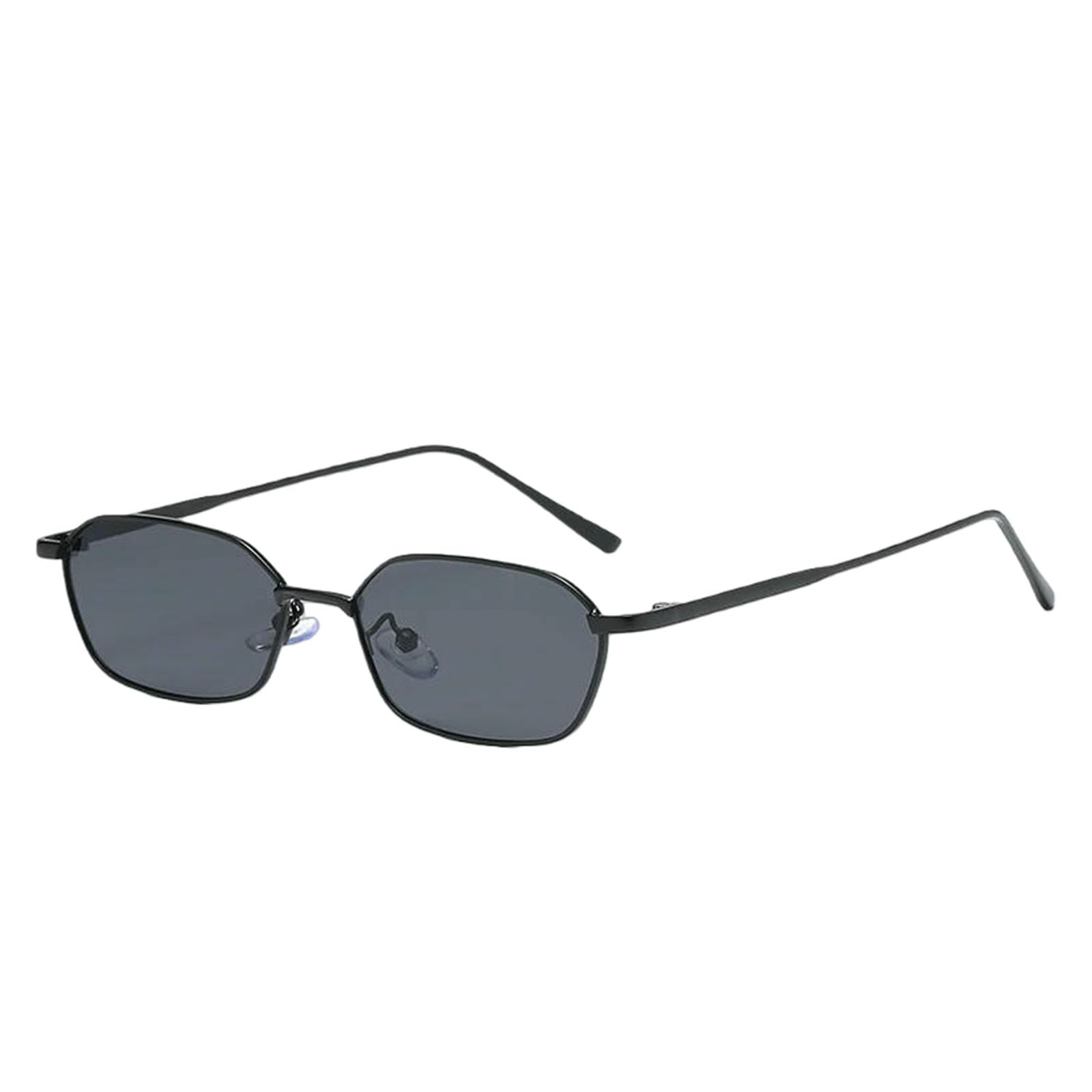 Okulary przeciwsłoneczne moda retro kwadratowe damskie małe steampunk metalowe okulary vintage gradient UV400-2 sztuki Z02