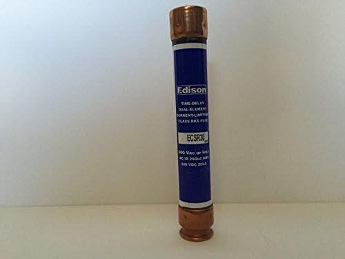 Edison/Bussmann Bussmann ECSR30, 30 Amp 600V Cartridge Fuse, Color