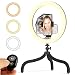 KobraTech 10" Ring Light Stand | MiLite+ Selfie Light Ring with Tripod | Includes Bluetooth Remote Shutter & Phone Mount