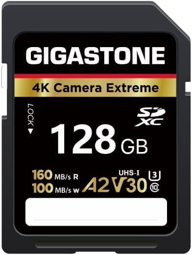 【5-Years Data Recovery】 GIGASTONE 128GB SD Card, 4K Camera Extreme, A2 V30 U3 C10 SDXC Memory Card High Speed, Compatible with Canon Kodak Olympus Digital Camera-picture-18