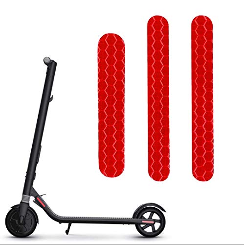 Glodorm Self-Adhesive Night Reflective Stickers for Ninebot Segway ES2 ES4 Electric Scooter Waterproof Warning Strip for Ninebot ES2 ES4 Scooter Decoration Accessories