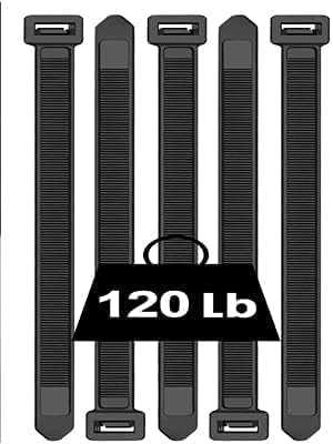 SCHOFIC Cable Zip Ties Heavy Duty 300 MM [Size 12 INCH], Ultra Strong Plastic [Polyamide] Wire Ties with 120 Pounds Tensile Strength, Nylon Tie Wraps with 7.2 MM Width (BLACK, 300) (B0D3GDR6D5) Amazon Price History, Amazon Price Tracker