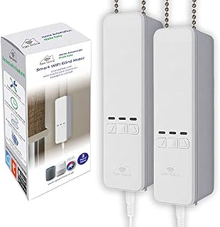 Ajax Online Blind Engine Motor Smart WIFI Blinds Motor for Roller, Horizontal blinds, and curtains with pull cords & side mechanism. Compatible with Alexa,Google Home and Apple Siri Using Shortcuts.