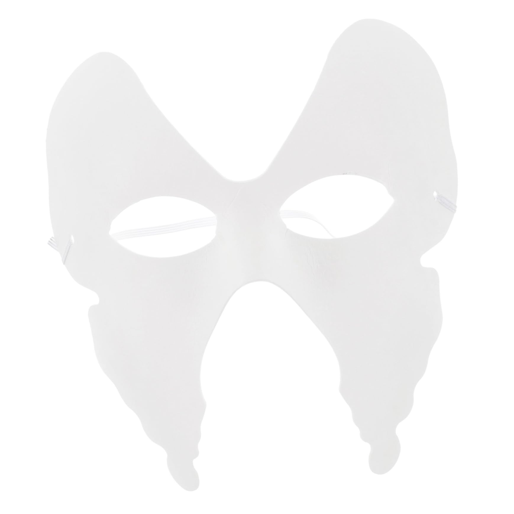 ibasenice 30pezzi Maschere Di Carta Vuote Per Maschere Decorabili Forma Di Farfalla Per Feste e Halloween Per Personalizzazione e Creatività