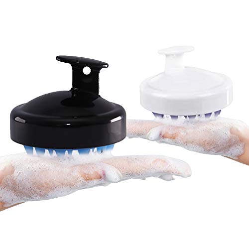TOCYORIC 2 Pezzi Silicone Capelli Spazzola shampoo...