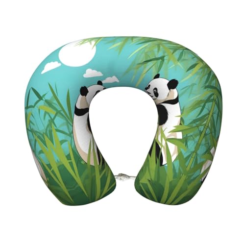 Almohada de viaje espuma viscoelástica U 30 cm miniatura 1