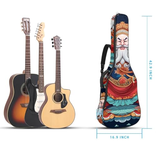 JRHEJTFZ Housse pour guitare acoustique de 1,9 cm d’épaisseur – Imperméable – Durable et élégant – Dieu chinois de la richesse, Multicolore 5., 42.9×16.9×4.7 in, Motif imprimé tendance - Les Beatles, Paul McCartney, John Lennon, RIngo Starr, George Harrison JRHEJTFZ Housse pour guitare acoustique de 1,9 cm d'épaisseur - Imperméable - Durable et élégant - Dieu chinois de la richesse, Multicolore 5., 42.9x16.9x4.7 in, Motif imprimé tendance – Image 6