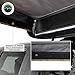 Overland Vehicle Systems HD Nomadic 270 LTE Passengers Side Awning Wall 1 and 2 | Dark Gray | Awning Sold Separately | 18349909