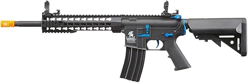 Vista 36 de Lancer Tactical Gen 2 KeyMod Airsoft AEG de 10" con grúa Stock Polímero bronceado con 300 rondas Mag