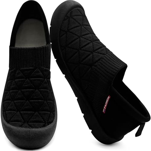 Womens Shoes Casual Slip Ons Fashion Sneakers Comfortable Flats Breathable Tennis Walking Footwear