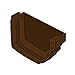 Price comparison product image Brown Right Stopend for Marley Classic Ogee Gutter of Ultraframe Classic Conservatory Roof Guttering