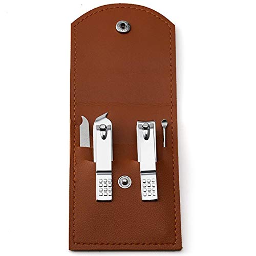 Nail Clipper Set 4 stücke Nagel Cliper Set Maniküre Werkzeuge Pediküre Nagelschere Ohrlöffel Edelstahl Haushalt…