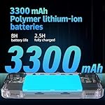 RG35XX H, Anbernic Retro Handheld Gaming Console with 64GTF Card, Dual Joystick Design 3.5-inch HD Screen Lasts up to 8 Hours High-Capacity Battery for Better Experience (64G Black) - Image 3