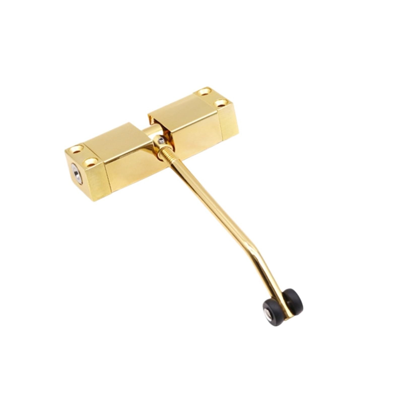 Door Closer, Automatic Spring Door Closers Adjustable Furniture Hardware Converts Hinged Doors to Self-Closing,Commercial & Home Use(Gold)