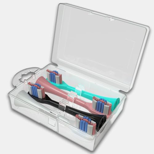Gatuida Caixa De Armazenamento De Cabeças De Escova De Dente 4 Unidades Caixa De Cabeça De Escova De