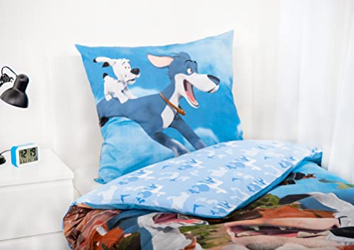 Herding Dogmatix and the Indomitables Bedding Set, Pillowcase 70 x 90 cm, Duvet Cover 140 x 200 cm, with smooth-running zip - Image 4