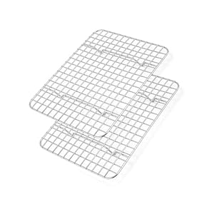 Homikit Abkühlgitter Set, 2 Stück Edelstahl