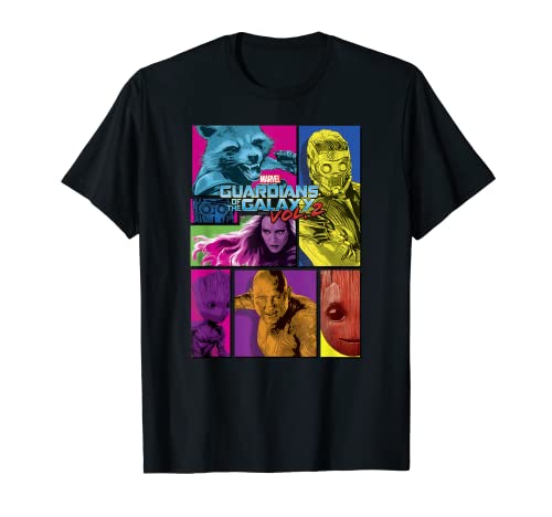 Marvel Guardians of the Galaxy 2 Team Puzzle Graphic T-Shirt