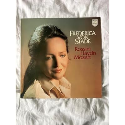 Gioacchino Rossini by Frederica von Stade Vinyl Record LP.