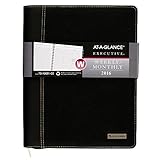 AT-A-GLANCE Weekly / Monthly Appointment Book / Planner 2016, Executive, 8-1/4 x 10-7/8 Inches,...