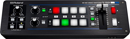 Roland V-1HD Video Switcher, Supporta sino a Full HD 1080p, 4 ingressi HDMI, Nero