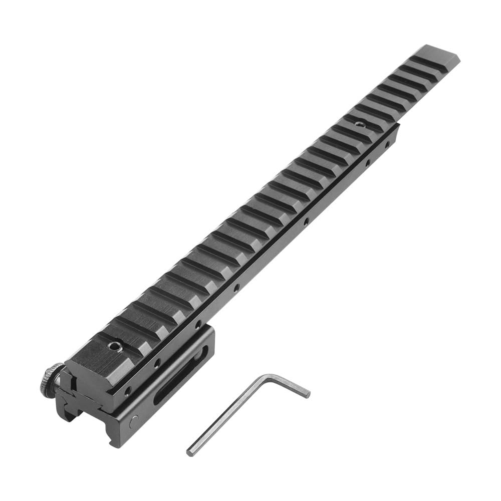 Adaptateur De Conversion for Rail Picatinny 21 Mm, Longueur 260 Mm, 24 Emplacements, Montage Rapide en Alliage D'aluminium