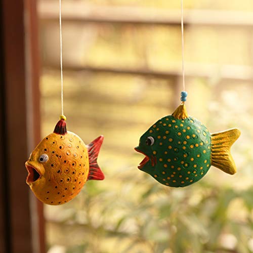 Miniatures poisson terre cuite peintes à la main : l'artisanat d'art de Frienemy pour votre intérieur