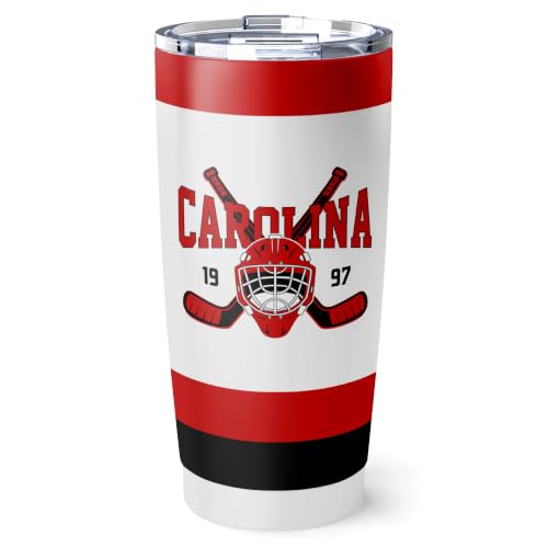 Image of ANTKING Carolina Tumbler 20oz Custom Name Number Travel Mug Gifts | Stainless Steel Insulated Coffee Cup for Men Women