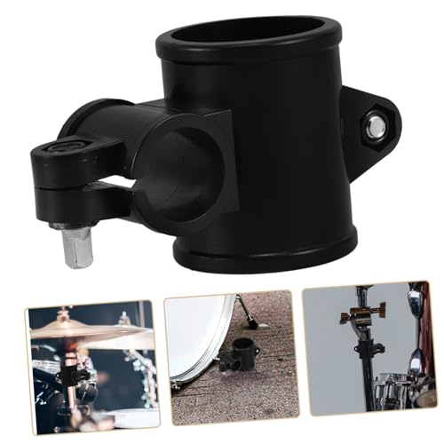Kit de abrazaderas para rack de batería electrónica TOYANDONA: abrazadera transversal robusta para montaje seguro, estabilidad y fácil instalación, compatible con diversos sets electrónicos miniatura 7