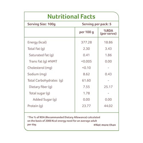 Image of Organic Tattva Organic Mix (Panchrangi) Dal 1KG | 100% Vegan, Gluten Free and Unpolished | NO Additives and NO Preservatives | 500G Each