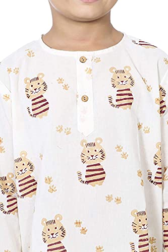 Image of Cotton Unisex Printed Night Suit Dress Set Combo Pack for Girls Boys
