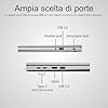 acer Aspire Go 15 Pc Portatile i3-1305U, 16GB RAM DDR4, 512GB SSD NVMe, Notebook, Computer Portatile Display 15,6" FHD, 2x USB-C, HDMI, Wi-Fi 6, BT 5.2, W11, Laptop Perfetto per Studio, Ufficio e Casa