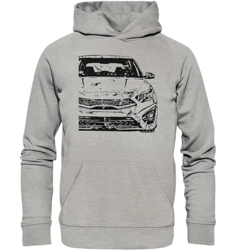 glstkrrn Ceed GT-Line 2022 One Life One Love Hoodie, Regular, Unisex, Heather Grey, M