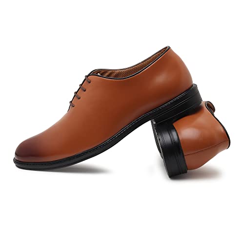 Image of Zixer Synthetic Leather Mens Formal Shoes || Office Formal Shoes Men Stylish|| Formal Shoes for Men Patent Leather Lace Up Party Formal Shoe