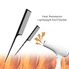 JeoPoom Peigne Queue Antistatique, Peigne Fibre Carbone à Queue Professionnel Coupe De Cheveux pour Salon Coiffure, pour Les Cheveux et Pour Hommes et Femmes Avec DifféRents Types #5
