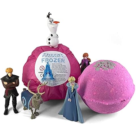 Frozen Ice Pixie Scented Bath Bomb with Snowflakes 430g Cover