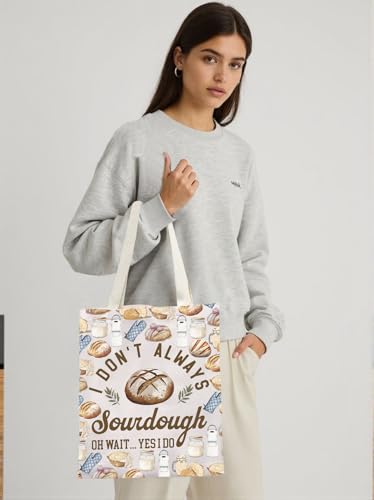Bolsa tote de lona para entusiastas de pan Sourdough miniatura 2