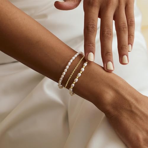 50% Off Yoosteel Pearl Bracelets for Women - Code HBG327U5