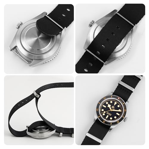 Watchdives - Nylon Watch Band 18mm, 20mm, 22mm, Multicolor, for Men and Women