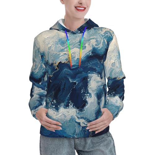 Sweat à capuche Within The Tides avec poche idée cadeau d'automne tendance femme