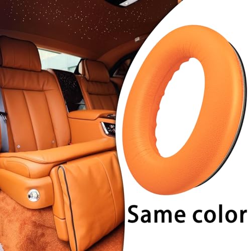 Image of SOULWIT Earpads Replacement for Bose QuietComfort 45 (QC45) /QuietComfort SE (QC SE) /New Quiet Comfort Wireless Over-Ear Headphones, Ear Pads Cushions with Softer Protein Leather - Orange