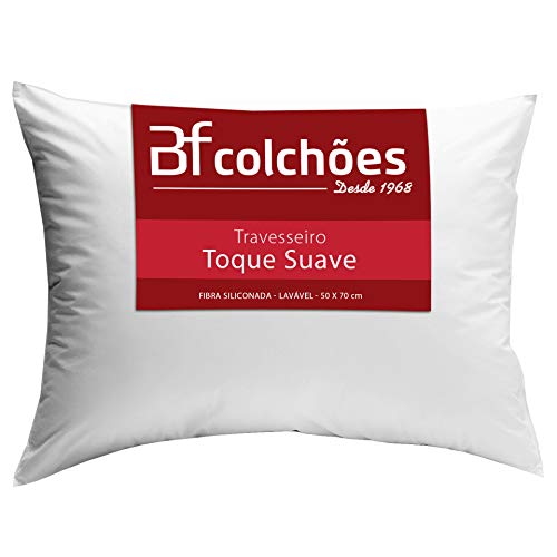 Travesseiro Lavável Extra Macio Conforto Fibra Siliconada Antialérgico Bf Colchoes