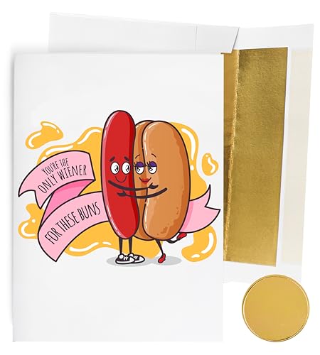 GIFTING GIGGLES Funny Romantic Joke Card for Boyfriend Husband or Lover | Naughty Gift for him | Anniversary, Birthday, Valentine’s Day, Fathers Day, Appreciation | 30th 40th 50th 60th 70th 75th