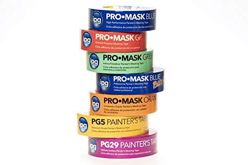 Ipg Promask Blue, 14-Day Painter's Tape, 1.41" X 60 Yd, Blue, (Single Roll) #TOP3