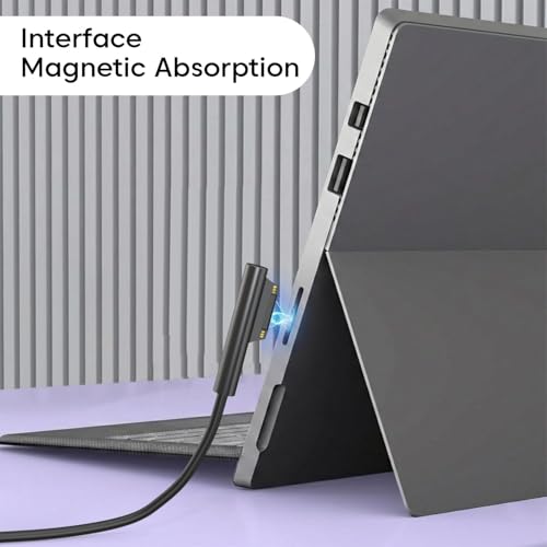 Image of 65W Sur face Pro Charger Adapter Compatible with MICR osoft Sur /face Pro 10 9 8 7 6 5 4 3 X Sur /face Laptop Book Go Studio Fast Charging Power Supply with USB Port Safe Reliable Performance (MI 65W)